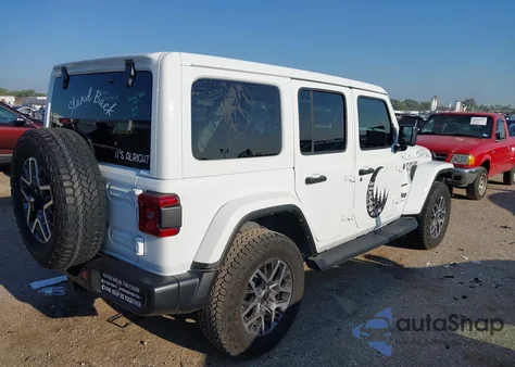 2024 Jeep Wrangler 4-Door Sahara 4X4 from USA, damaged, VIN 1C4PJXEG3RW280002